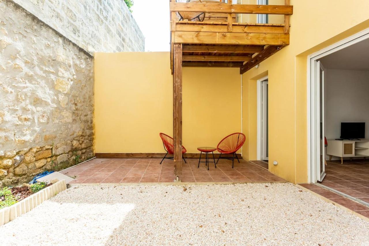 Joli Appartement Avec Jardin / Vieux-Lormont Exterior foto